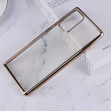Galaxy Note 20 Ultra Benks Magic Glitz Ultra-Thin Transparent Protective Soft Kapak Rose Gold