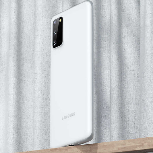 Galaxy S20 Kılıf Benks Lollipop Protective Kapak Beyaz