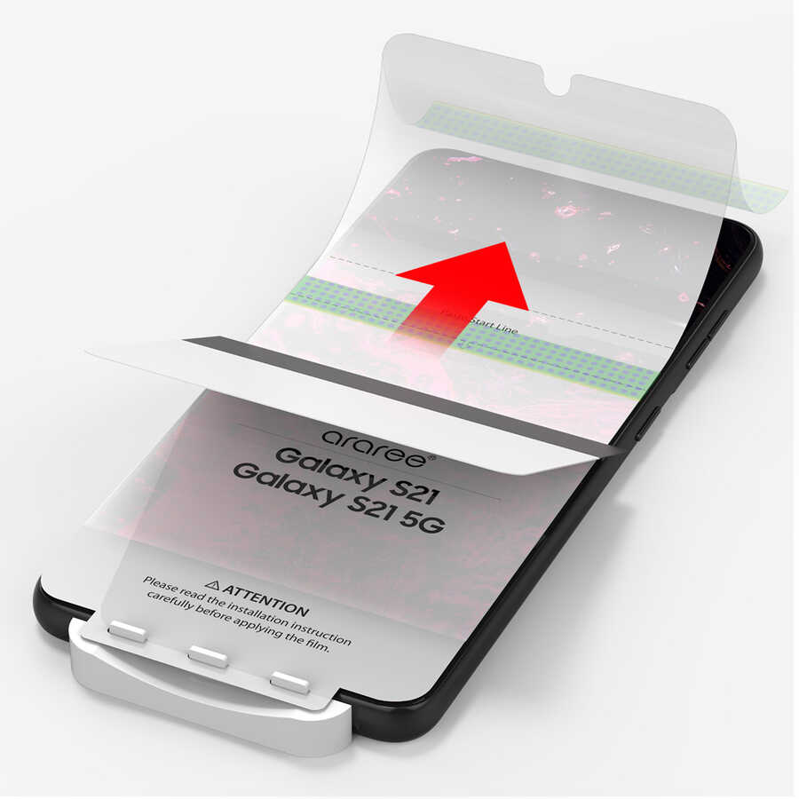 Galaxy S21 Plus Araree Pure Diamond Pet Screen Protector Colorless