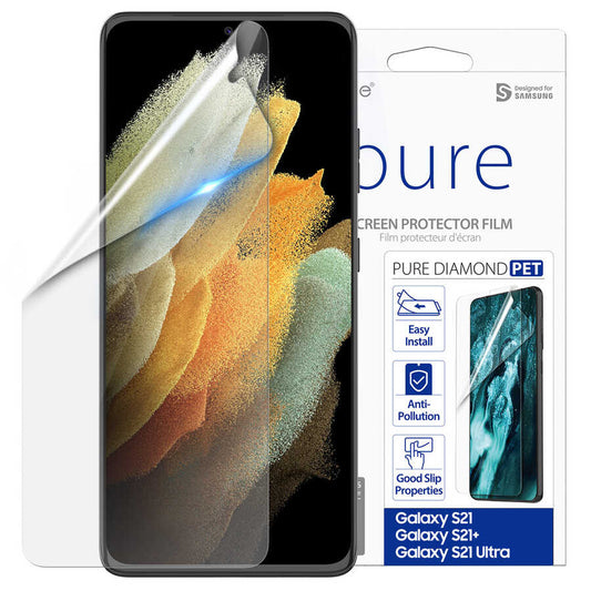 Galaxy S21 Plus Araree Pure Diamond Pet Screen Protector Colorless