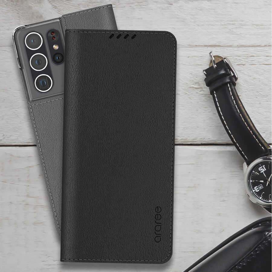 Galaxy S21 Ultra Case Araree Mustang Diary Case Blue