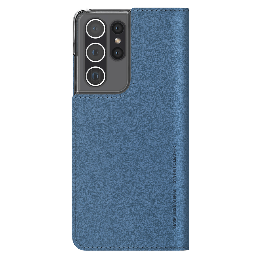 Galaxy S21 Ultra Case Araree Mustang Diary Case Blue