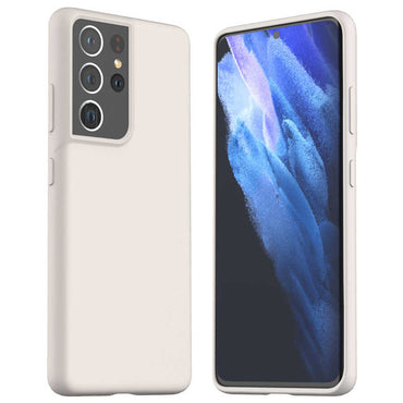 Galaxy S21 Ultra Case Araree Typo Skin Cover White