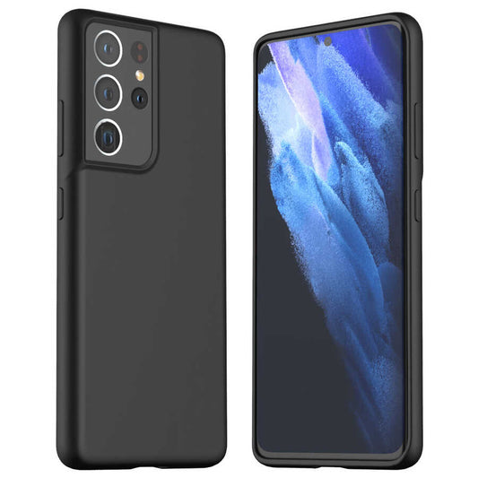 Galaxy S21 Ultra Case Araree Typo Skin Cover Black