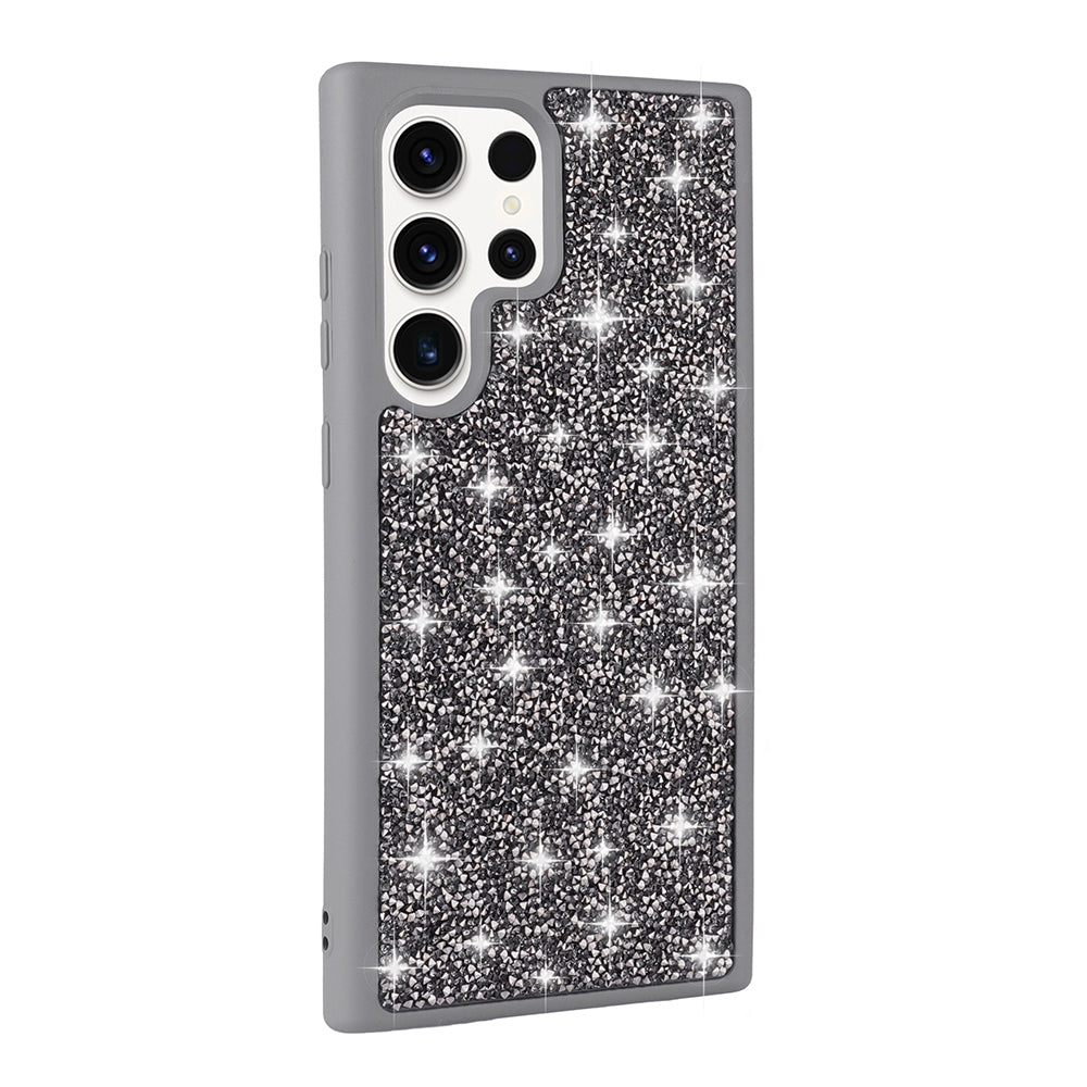 Galaxy S22 Ultra Case Shiny Stone Design Zore Diamond Cover Pink