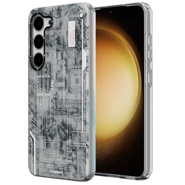 Galaxy S23 Plus Kılıf YoungKit Technology Serisi Kapak Mavi