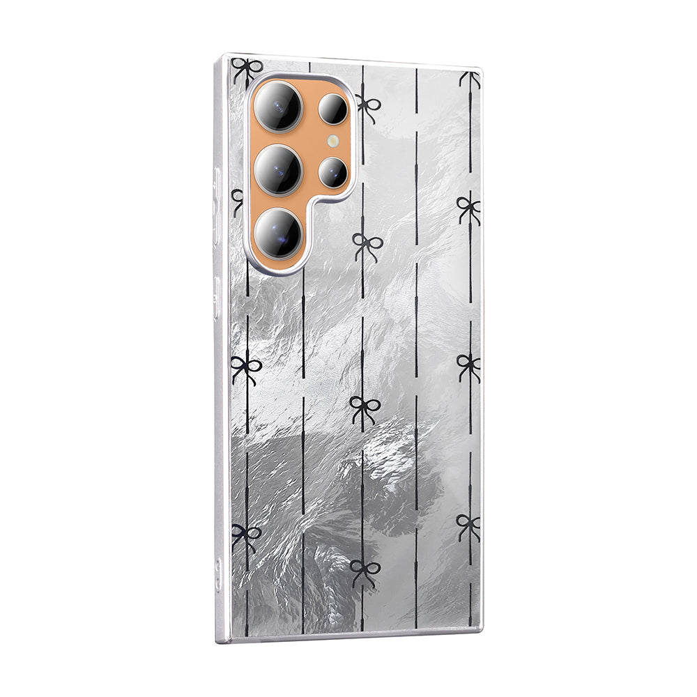 Galaxy S23 Ultra Case Patterned Zore Mep Cover Small Bow