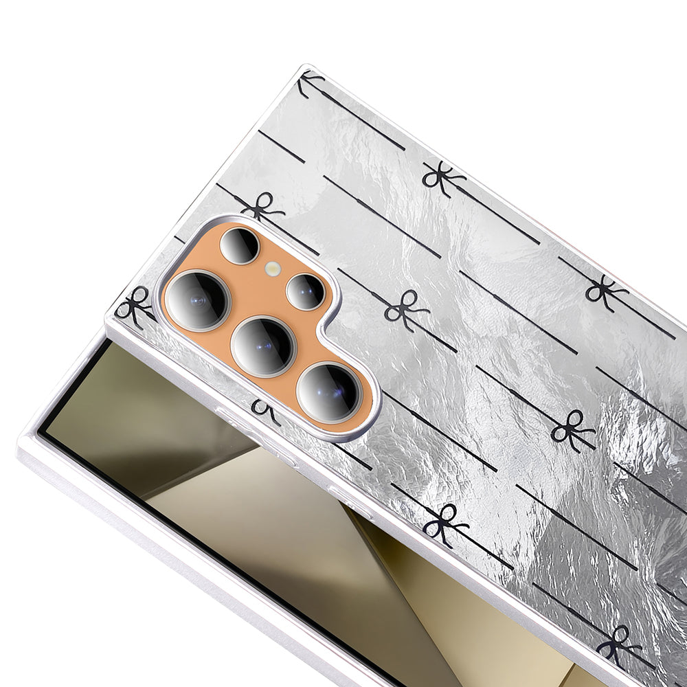 Galaxy S23 Ultra Case Patterned Zore Mep Cover Small Bow