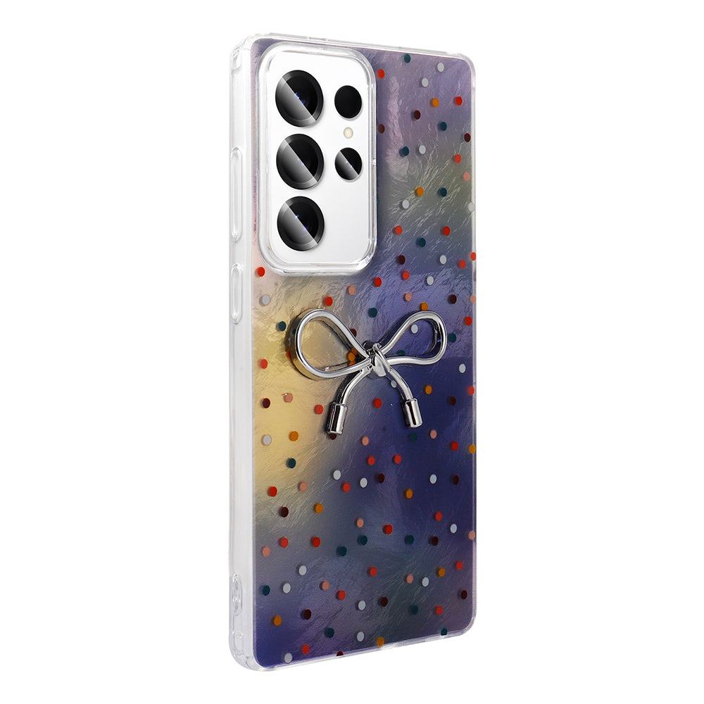 Galaxy S23 Ultra Case Camera Protection Figured Zore Ponti Silicone Cover White