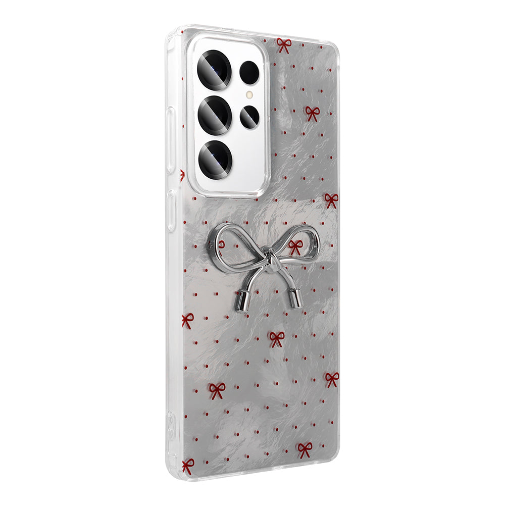 Galaxy S23 Ultra Case Camera Protection Figured Zore Ponti Silicone Cover White