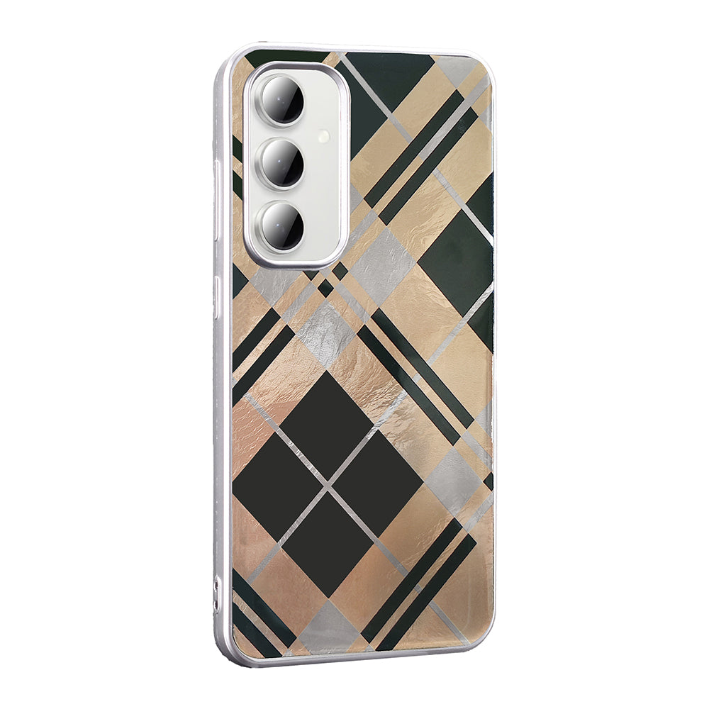 Galaxy S24 FE Case Patterned Zore Mep Cover Pearl Bow