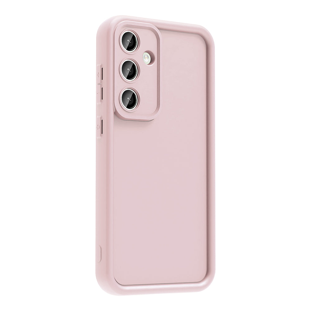 Galaxy S24 FE Case Camera Protection Zore Pineapple Cover Pink