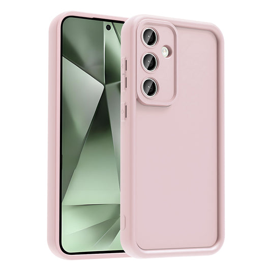 Galaxy S24 FE Case Camera Protection Zore Pineapple Cover Pink