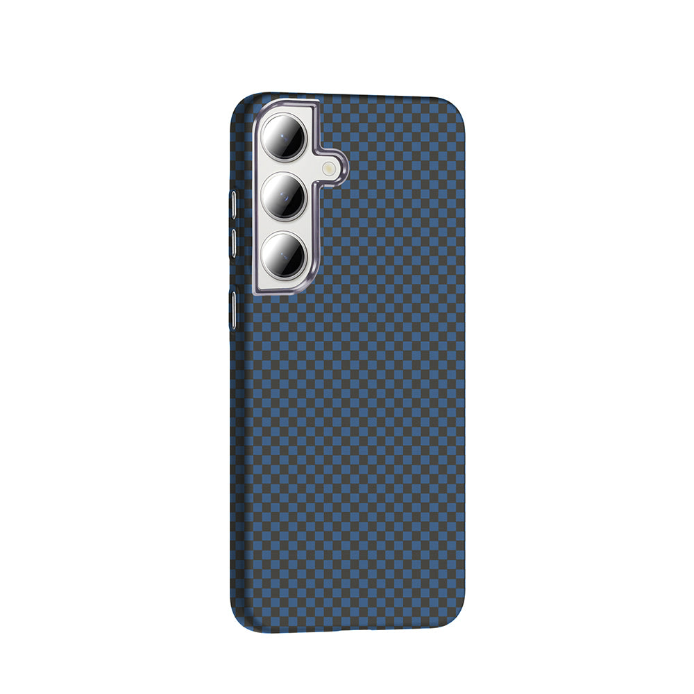Galaxy S24 FE Case M-safe Charging Feature Carbon Fiber Look Zore Gros Cover Black