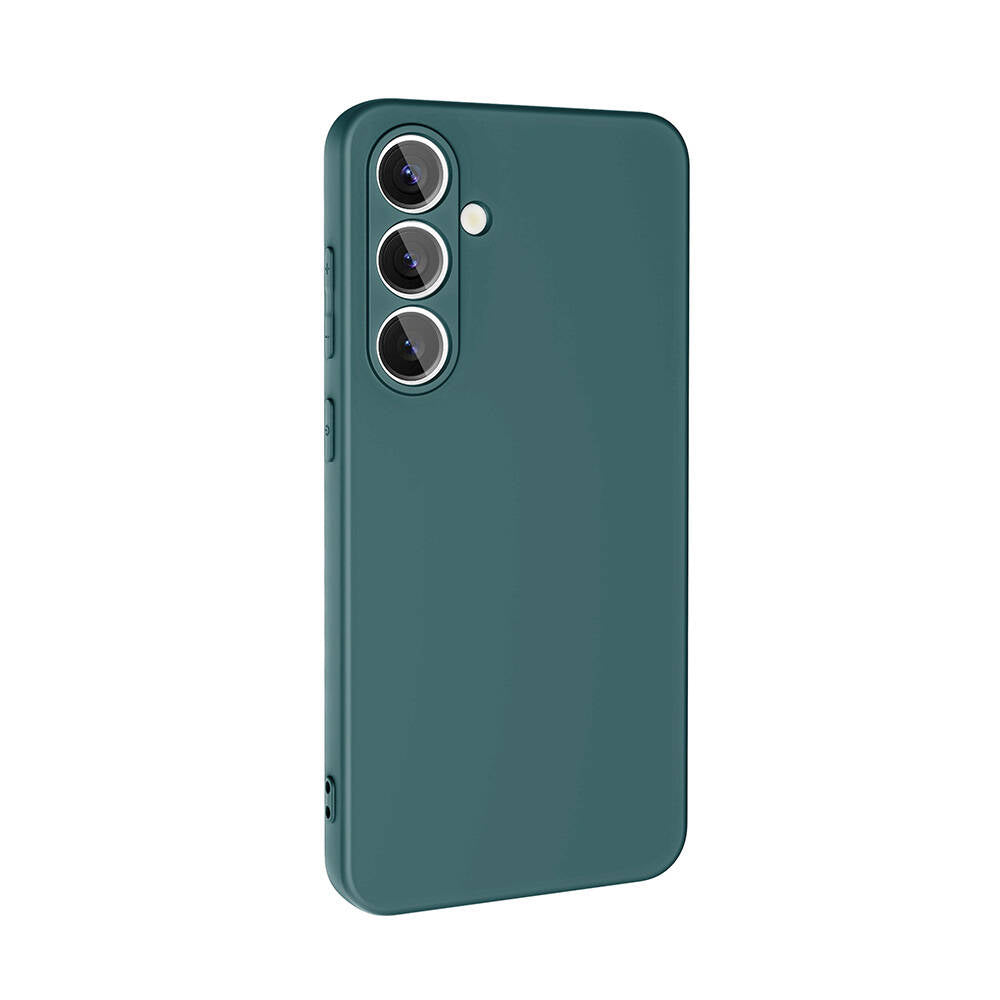 Galaxy S24 FE Case Zore Mara Launch Cover Dark Green