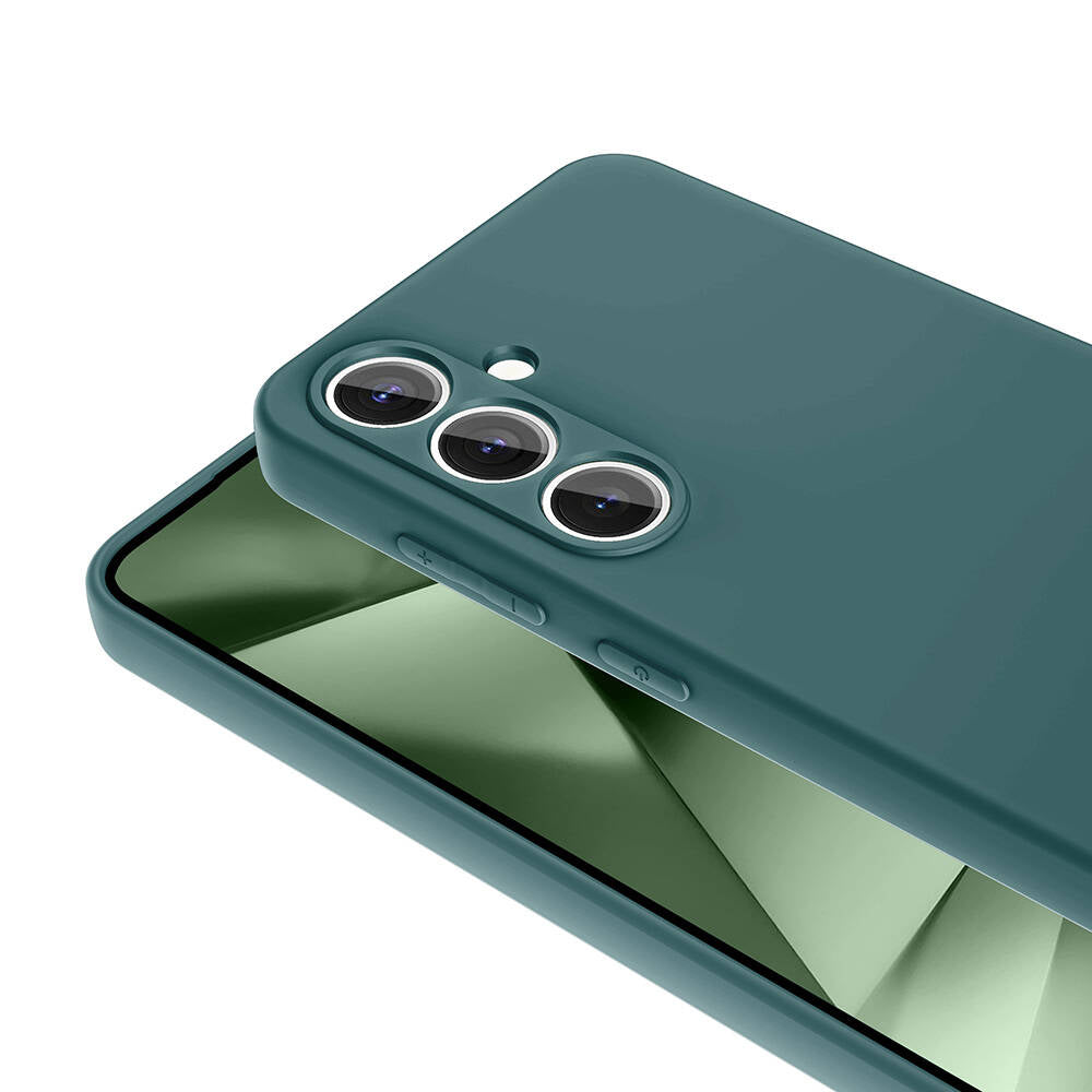Galaxy S24 FE Case Zore Mara Launch Cover Dark Green