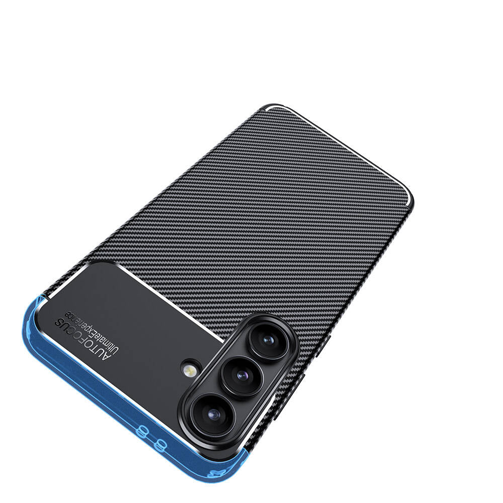 Galaxy S24 FE Case Zore Negro Silicone Cover Navy Blue