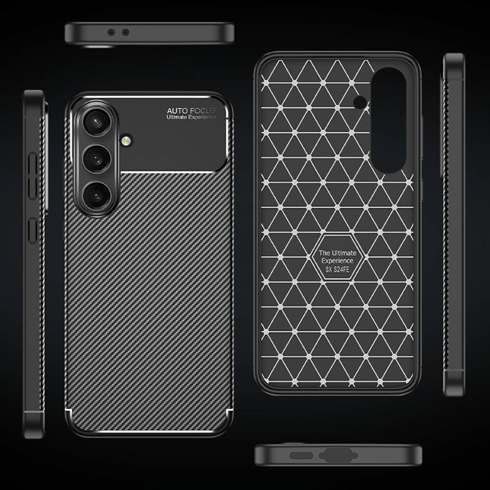 Galaxy S24 FE Case Zore Negro Silicone Cover Navy Blue
