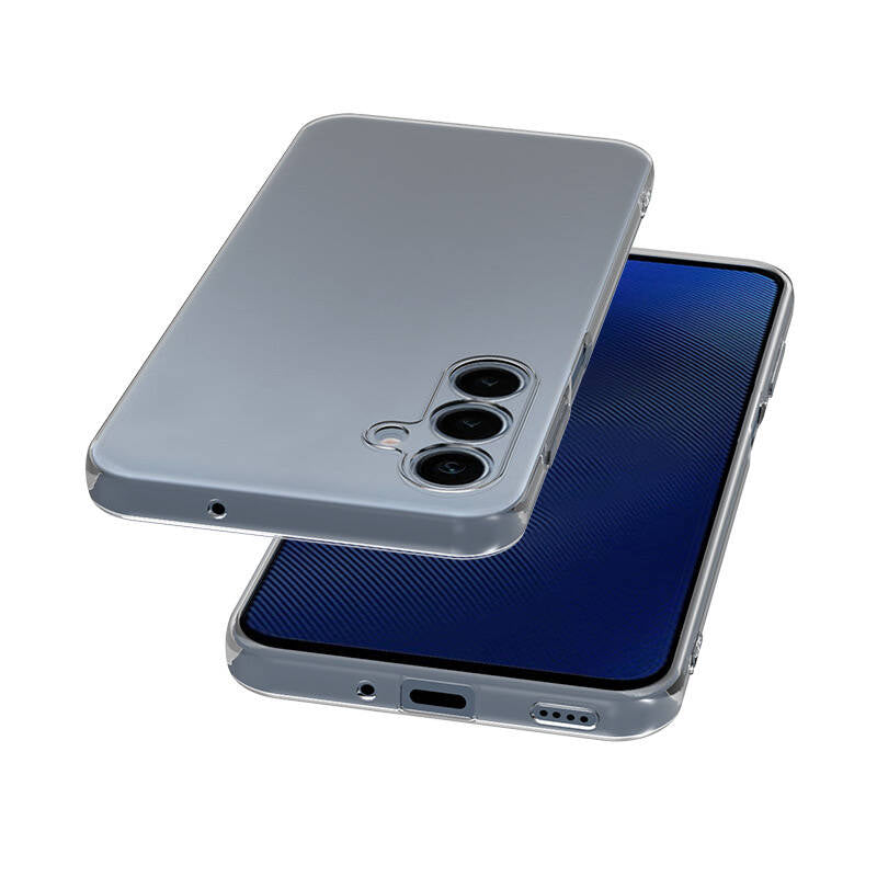 Galaxy S24 FE Case Zore Super Silicone Cover Transparent
