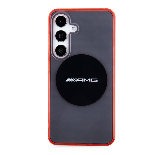 Galaxy S24 Kılıf AMG Orjinal Lisanslı M-safe Şarj Özellikli Transparan Timeless Kapak