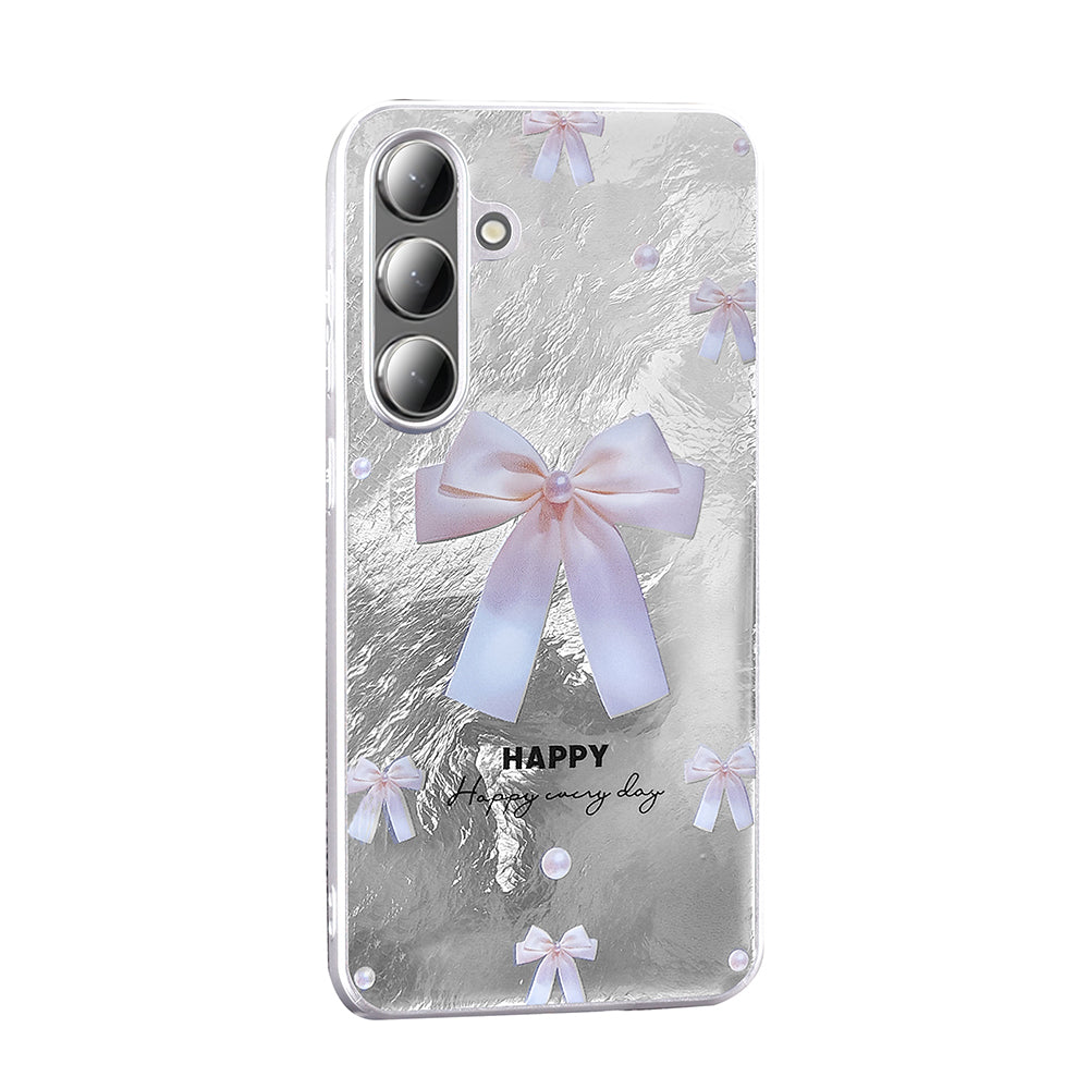 Galaxy S24 Case Patterned Zore Mep Cover Small Bow