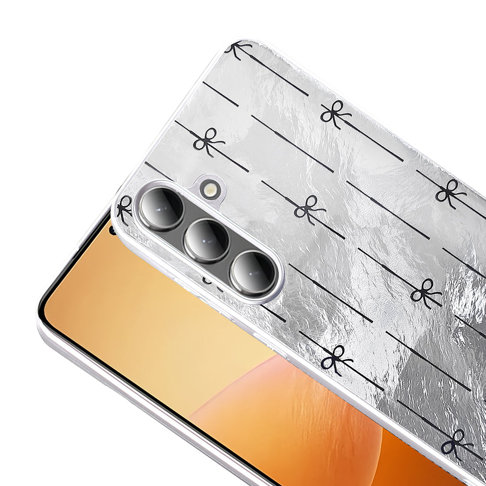 Galaxy S24 Case Patterned Zore Mep Cover Gray Leopard