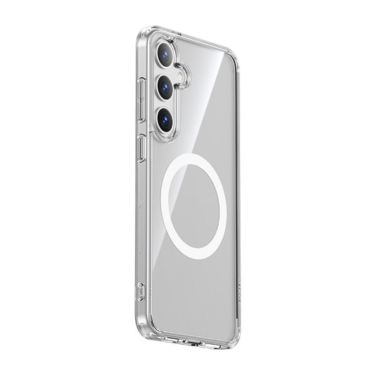 Galaxy S24 Kılıf M-safe Şarj Özellikli Airbagli Şeffaf Benks LucentPro Serisi Kapak