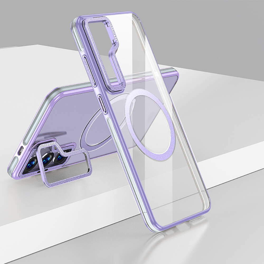 Galaxy S24 Case M-safe Charging Featured Wlons Stand Legendary Cover Purple