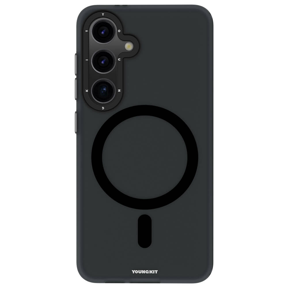Galaxy S24 Case M-safe Charging Feature Youngkit Hidden Sand Series Cover Black