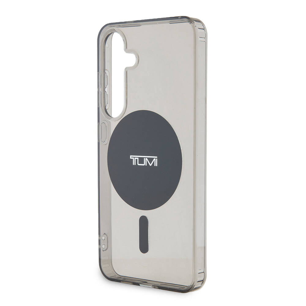 Galaxy S24 Case TUMI Original Licensed M-safe Charging Feature Airbag Cornered Transparent Plain Cover Black