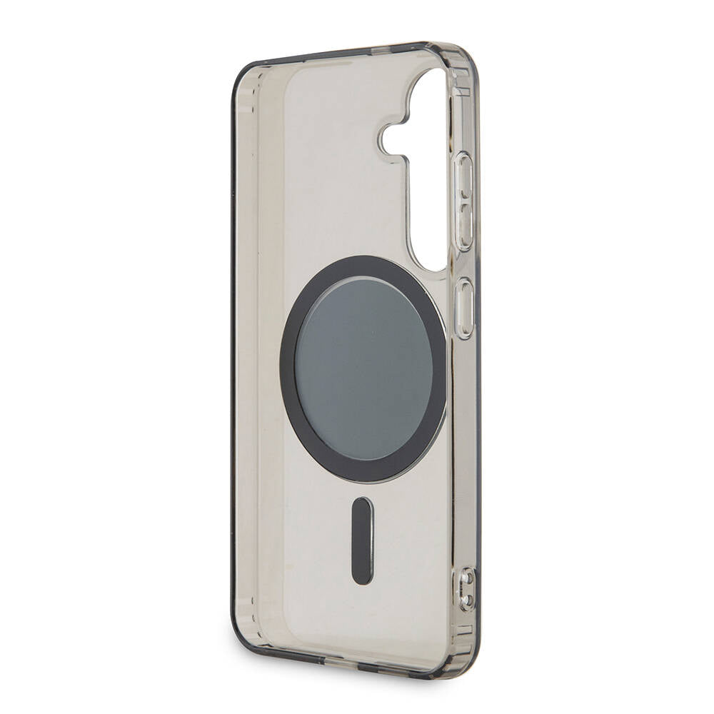 Galaxy S24 Case TUMI Original Licensed M-safe Charging Feature Airbag Cornered Transparent Plain Cover Black