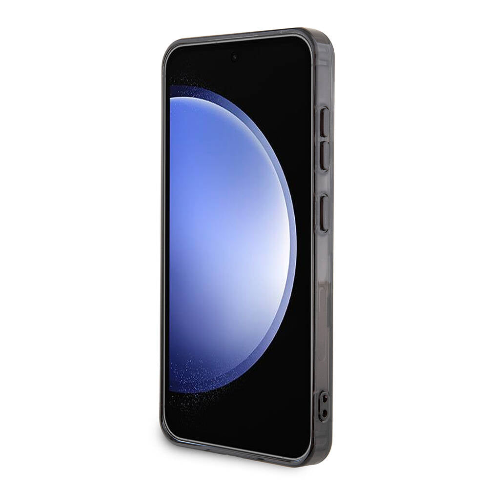 Galaxy S24 Case TUMI Original Licensed M-safe Charging Feature Frosted Transparent Mesh Camouflage Patterned Cover Gray