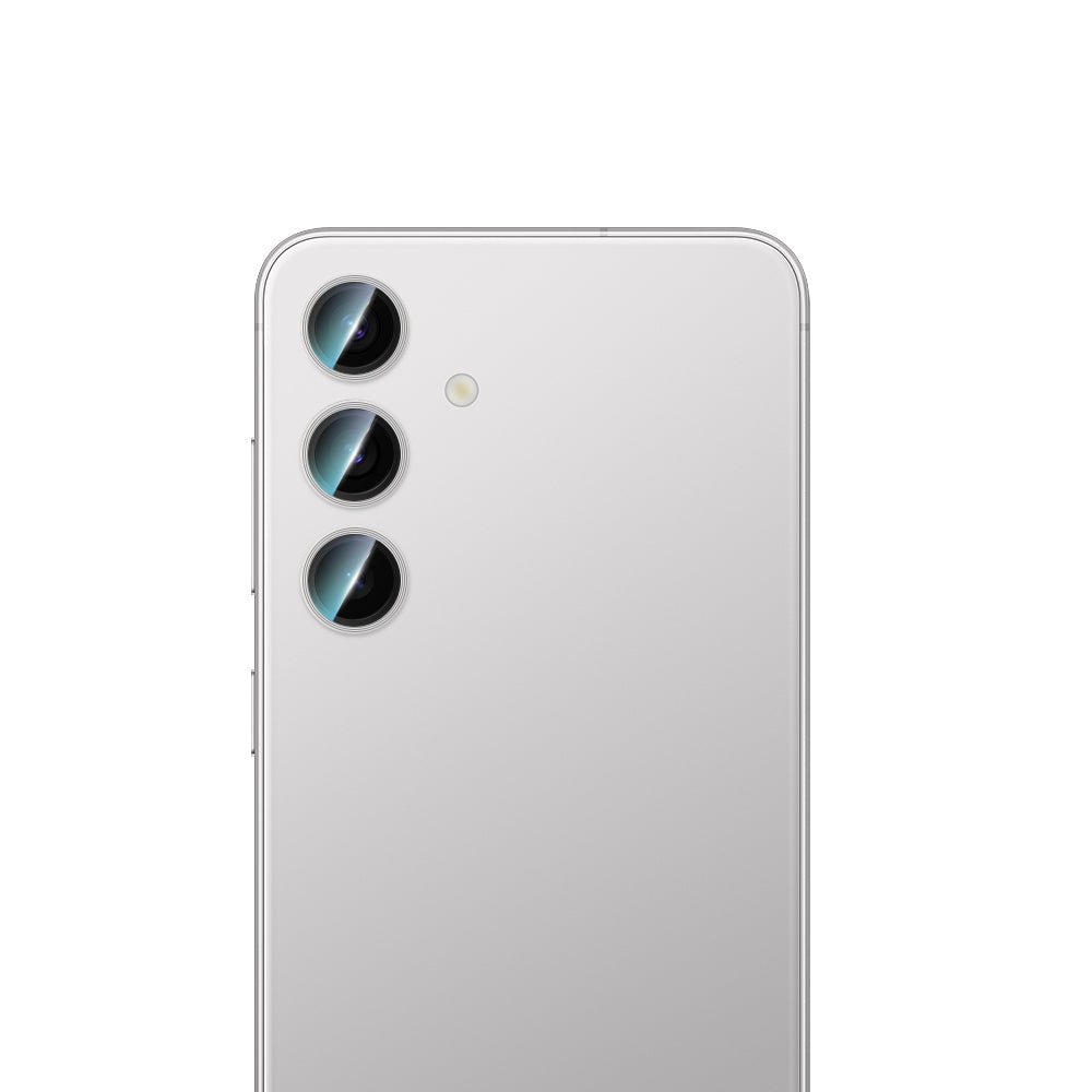 Galaxy S24 Plus CaseWorld Alloy Serisi Oleofobik Anti Reflective Kamera Lens Koruyucu Gümüş