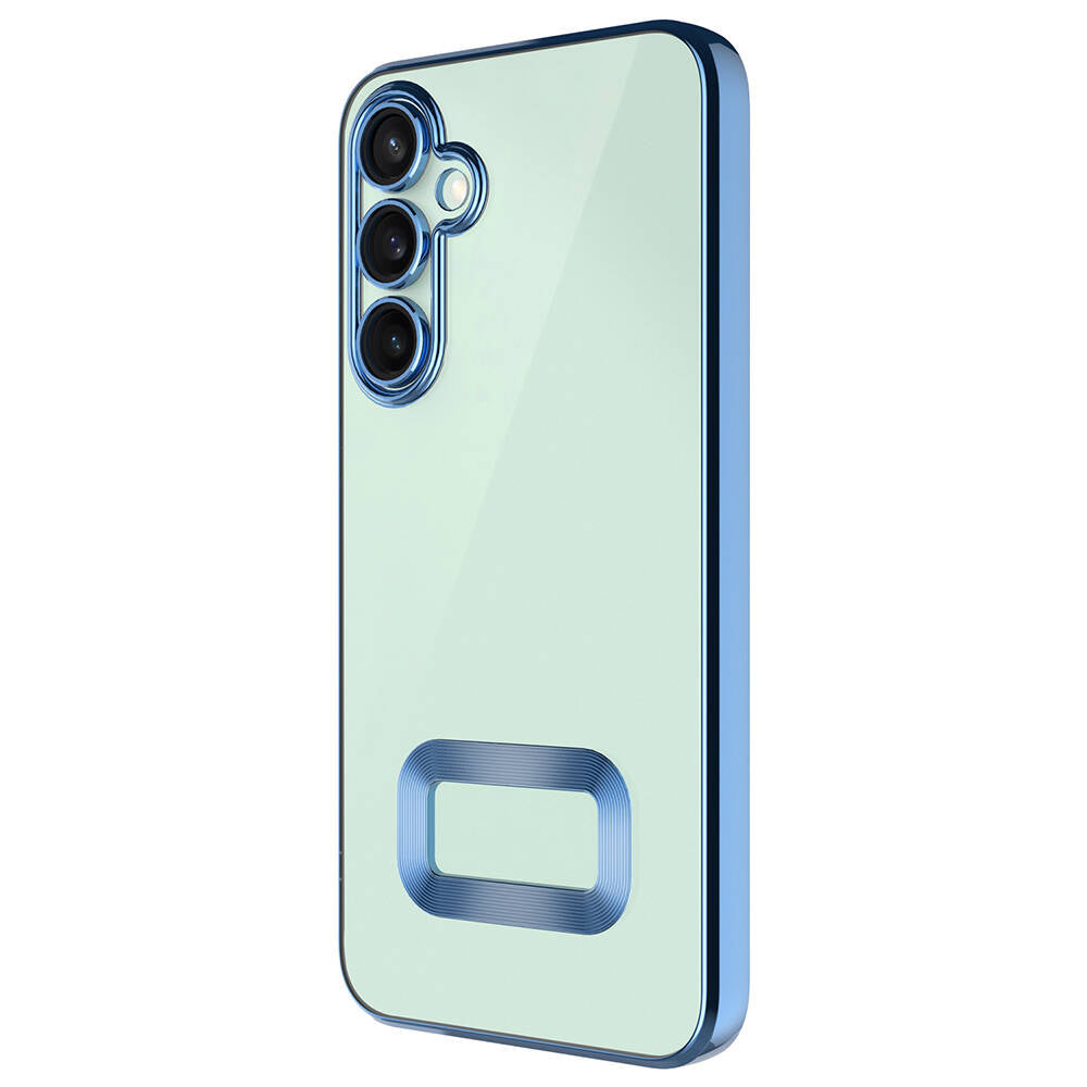 Galaxy S24 Plus Case Camera Protection Logo Showing Zore Omega Cover Rose Gold