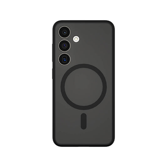 Galaxy S24 Plus Kılıf Wiwu FGG-024 M-safe Şarj Özellikli Lekelere Dayanıklı Kapak Siyah