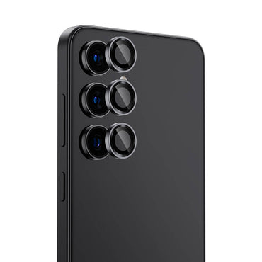 Galaxy S24 Plus Oleofobik Anti-Reflective Benks Glass Warrior Safir Kamera Lens Koruyucu Siyah