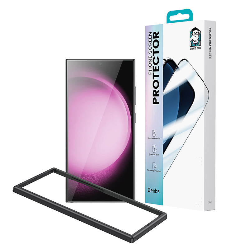 Galaxy S24 Ultra Benks Ultra Shield 0.3mm Screen Protector + Easy Application Tool Black