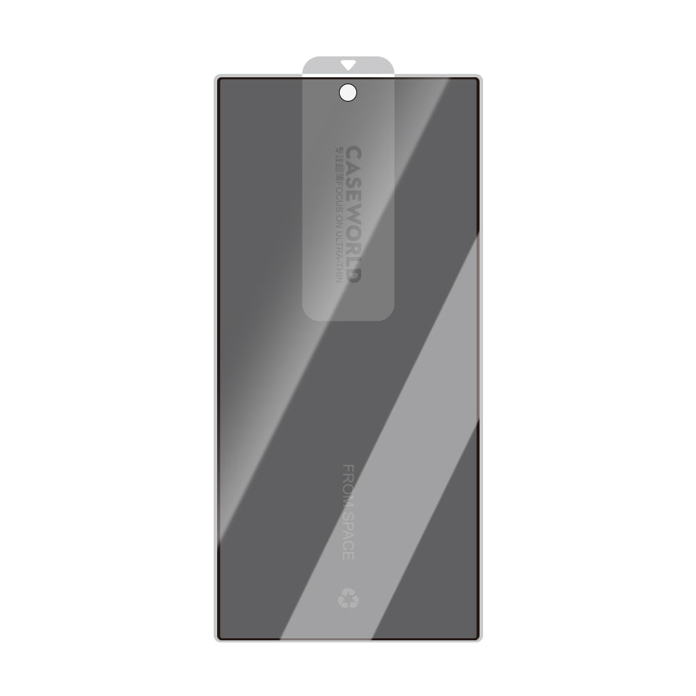 Galaxy S24 Ultra CaseWorld HD Serisi 0.25mm Privacy Temperli Cam Ekran Koruyucu Siyah