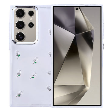 Galaxy S24 Ultra Case Airbag Design Glitter Transparent Zore Polar Star Cover