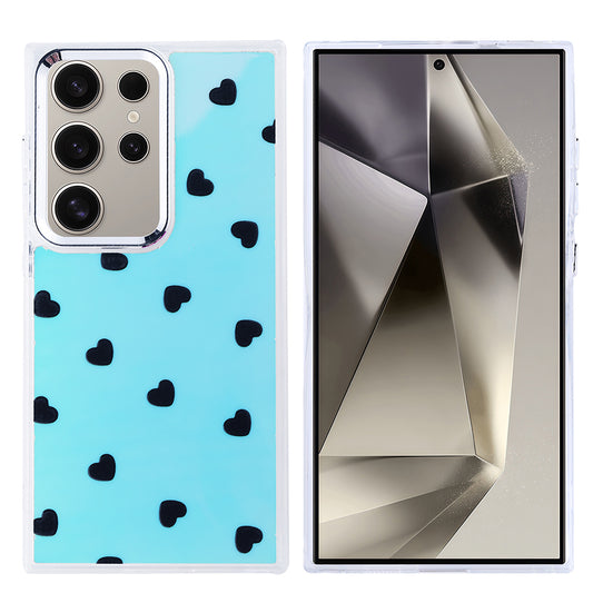 Galaxy S24 Ultra Airbag Design Zore Hadra Cover Heart