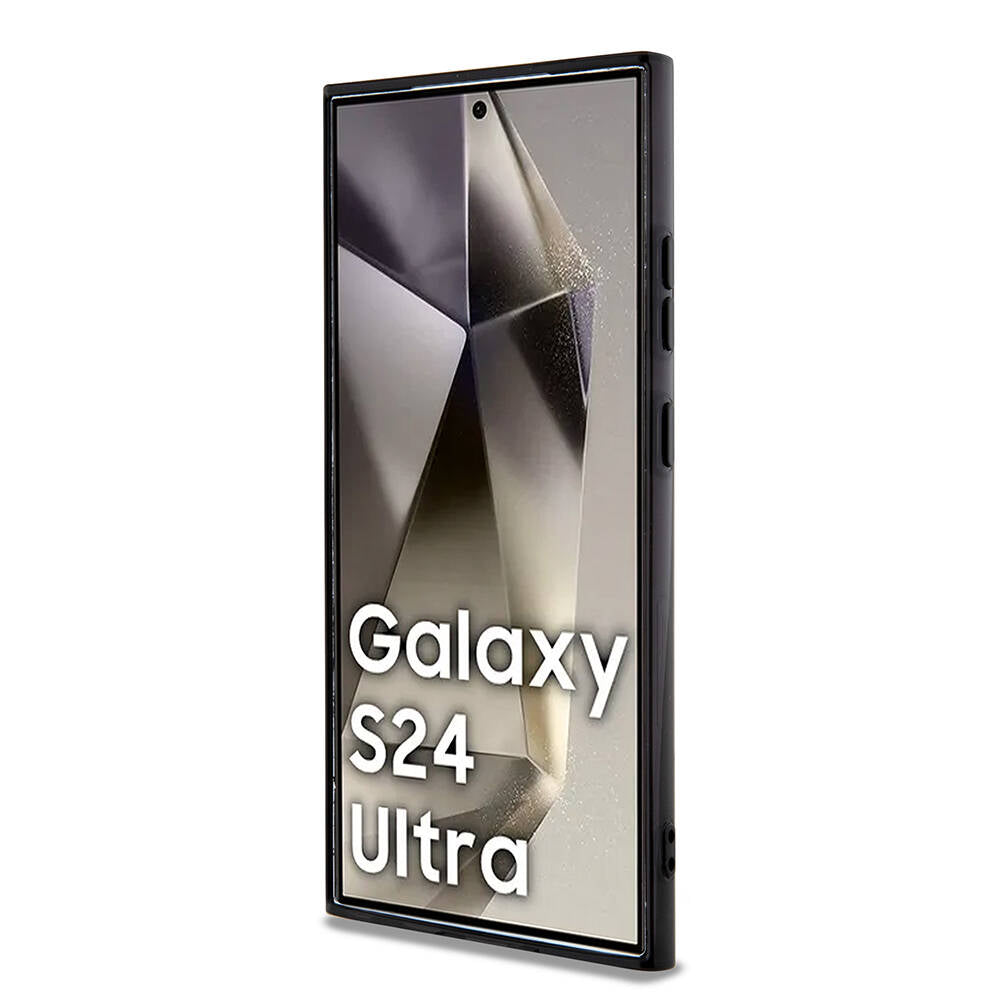 Galaxy S24 Ultra Case AMG Original Licensed M-safe Charging Feature Rhombus Patterned Transparent Cover Colorless