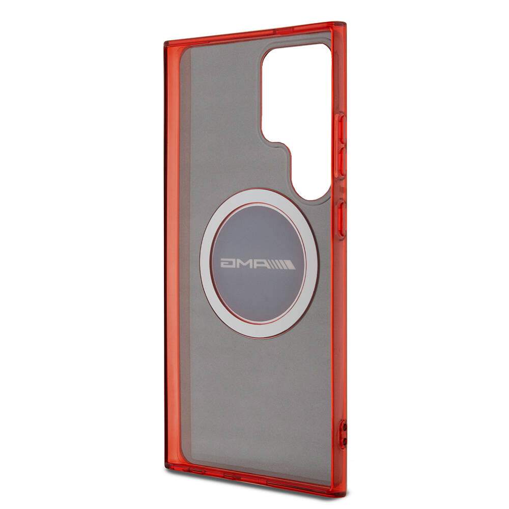 Galaxy S24 Ultra Case AMG Original Licensed M-safe Charging Transparent Timeless Cover Black