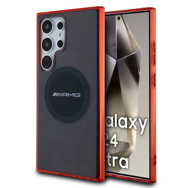 Galaxy S24 Ultra Kılıf AMG Orjinal Lisanslı M-safe Şarj Özellikli Transparan Timeless Kapak