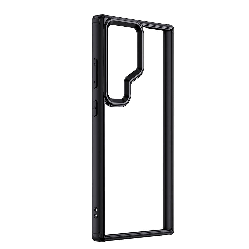Galaxy S24 Ultra Kılıf Aramid Karbon Fiber M-safe Özellikli Wlons Radison Kapak Siyah