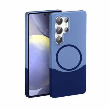 Galaxy S24 Ultra Case M-Safe Charging Magnetic Zore Double Cover Gray