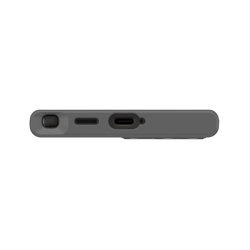 Galaxy S24 Ultra Case M-safe Charging Feature Transparent Back Surface Benks MagClap TPU Frame Cover Gray