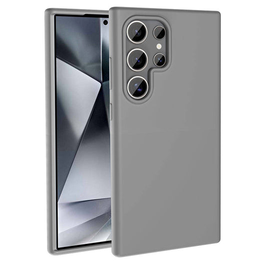 Galaxy S24 Ultra Case M-safe Charging Feature Liquid Technology Erasable Hard Zore Kiwi Cover Dark Gray