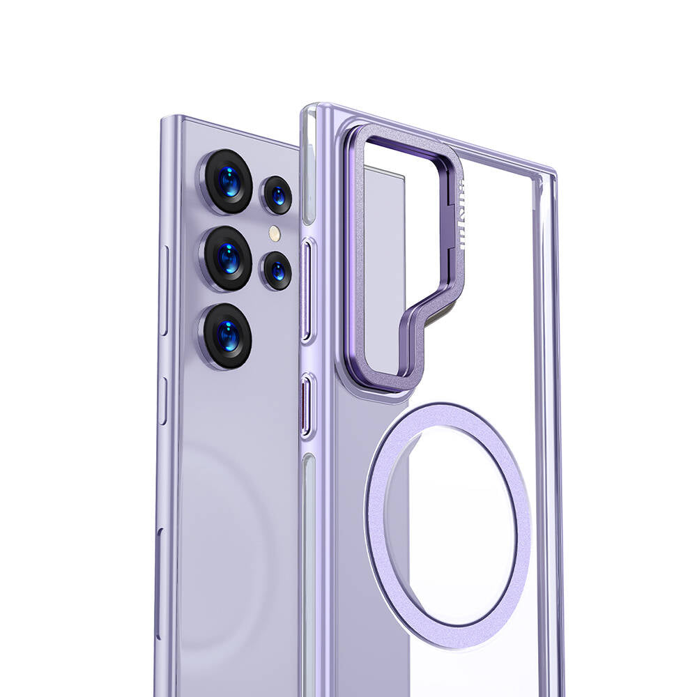 Galaxy S24 Ultra Case M-safe Charging Featured Wlons Stand Legendary Cover Purple