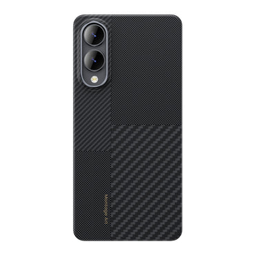 Galaxy S25 Edge Kılıf M-safe Şarj Özellikli Karbon Fiber Benks Montage ArmorAir Kevlar Kapak Siyah