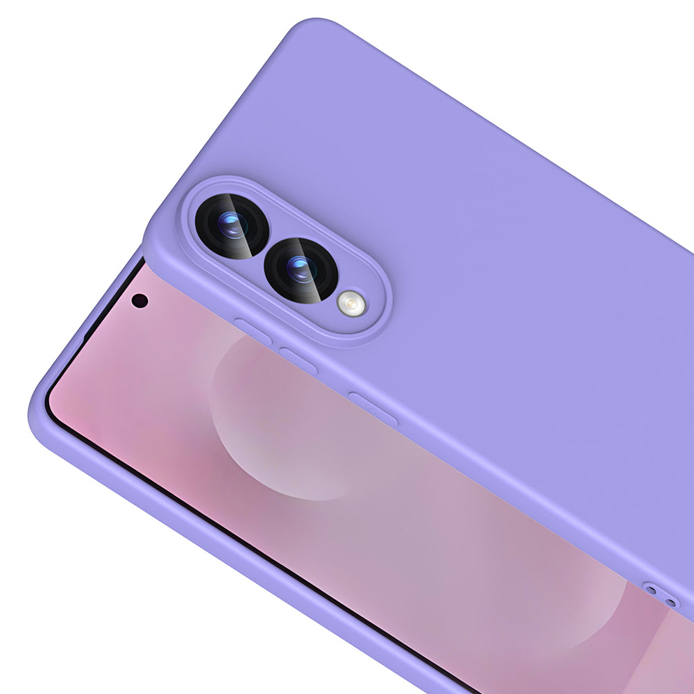 Galaxy S25 Edge Case Zore Mara Launch Cover Dark Purple